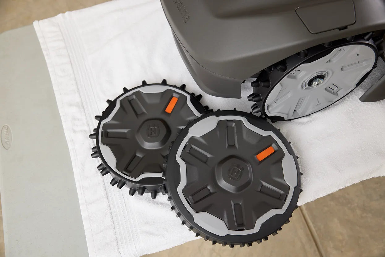 Husqvarna Automower iQ Series Terrain Kit - Heavy Duty Wheels & Brushes for 410iQ, 420iQ, 440iQ - 597705402