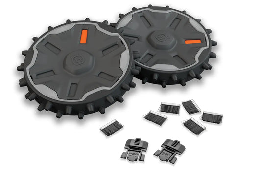 Husqvarna Automower iQ Series Terrain Kit - Heavy Duty Wheels & Brushes for 410iQ, 420iQ, 440iQ - 597705402